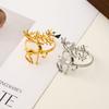 Alloy Electrophoresis Color-Preserving Hotel Table Christmas Deer Napkin Ring Modern Creative Banquet Table Mouth Cloth Ring Dining Ring