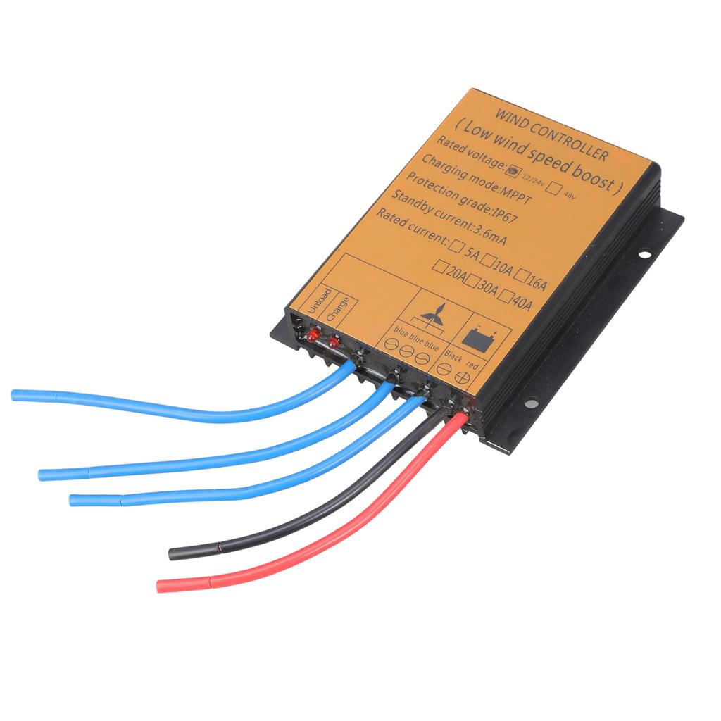 MPPT PWM Ladekontrollere for Vindturbiner 12V 24V 300W 1000W IP67 Vanntette Design 16A Effektiv Varmeavledning