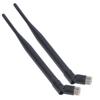 2Pcs Folding Antenna 6dbi High Gain SMA Interface Independent Channels Waterproof Glue Stick Antenna for NB IOT Modules
