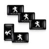 10/20pcs 3D Epoxy Emblem Car Steering Wheel Stickers For Peugeot 206 308 3008 207 208 407 508 2008 5008 107 106 Auto Accessories Y3