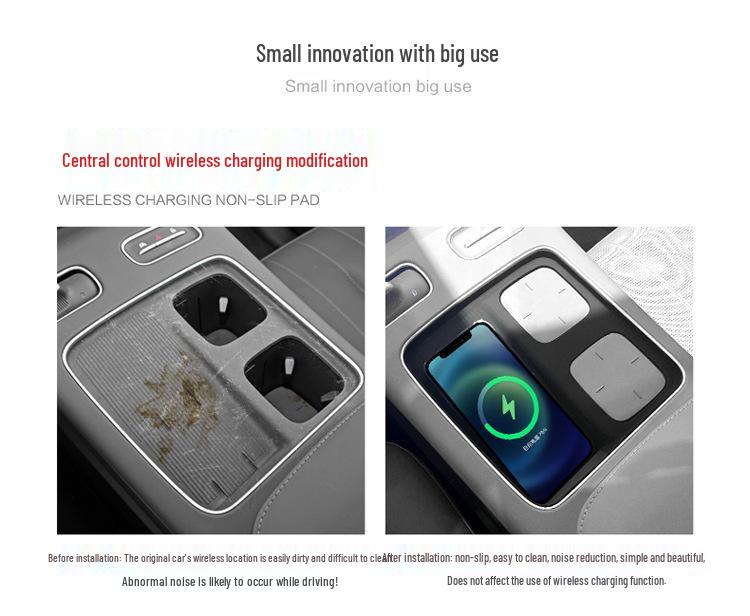 23-24 Nio ES8 Center Console Wireless Charging Non-Slip Silicone Pad