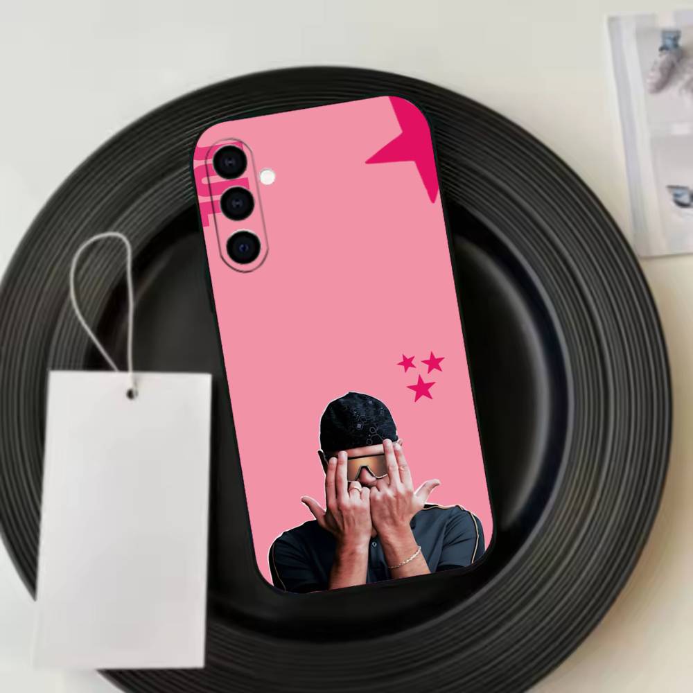 Rapper J-JuL C'est Pas D-Des Lol Phone Case Black Silicone Soft For Samsung Galaxy A73,A72,A71,A70,A53,A52,A51