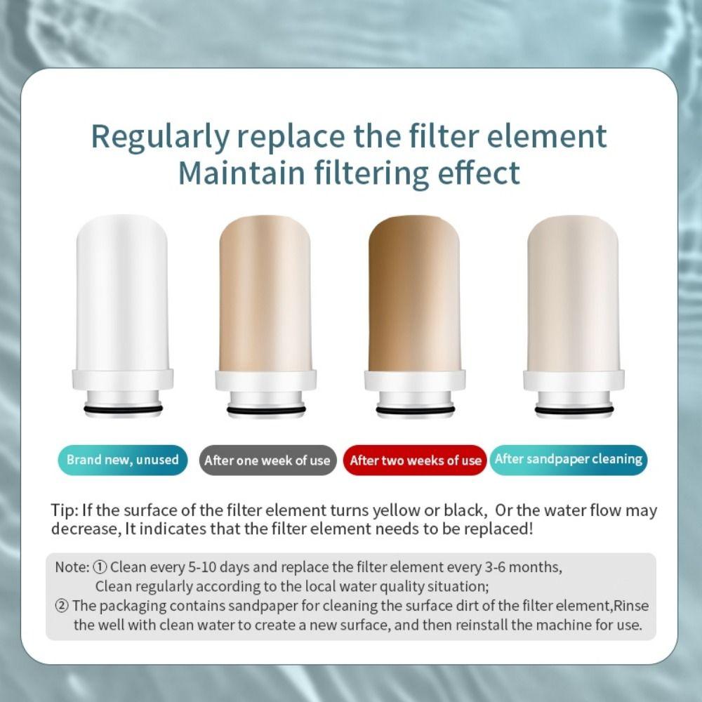 Ceramic Faucet Water Filter Household Direct Drinking Kitchen Faucet Pre-filter Removes Sediment Splash-proof