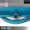 Precision Milling Machine Vise 4 Inch Accu Lock Swivel Base Clamping Vise 360 Degrees Scale Bench Vice Clamp 100mm Width for Milling Drilling Machine