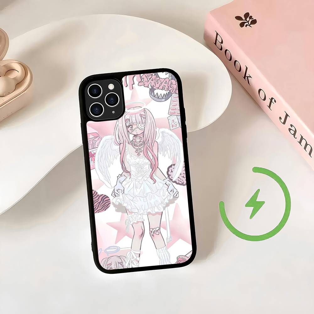 Angel tsundere girl anime cute For Magsafe Wireless Charge Case For iPhone 17 16 15 14 13 12 11 15 Pro Max Magnetic Cover
