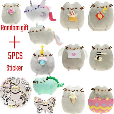 15 cm Anime Pizza Katze Plüschtier Kartoffelchip Katze Sushi Kawaii Cartoon Engel Katze Eis Füllung Tier Spielzeug Kinder Geburtstag