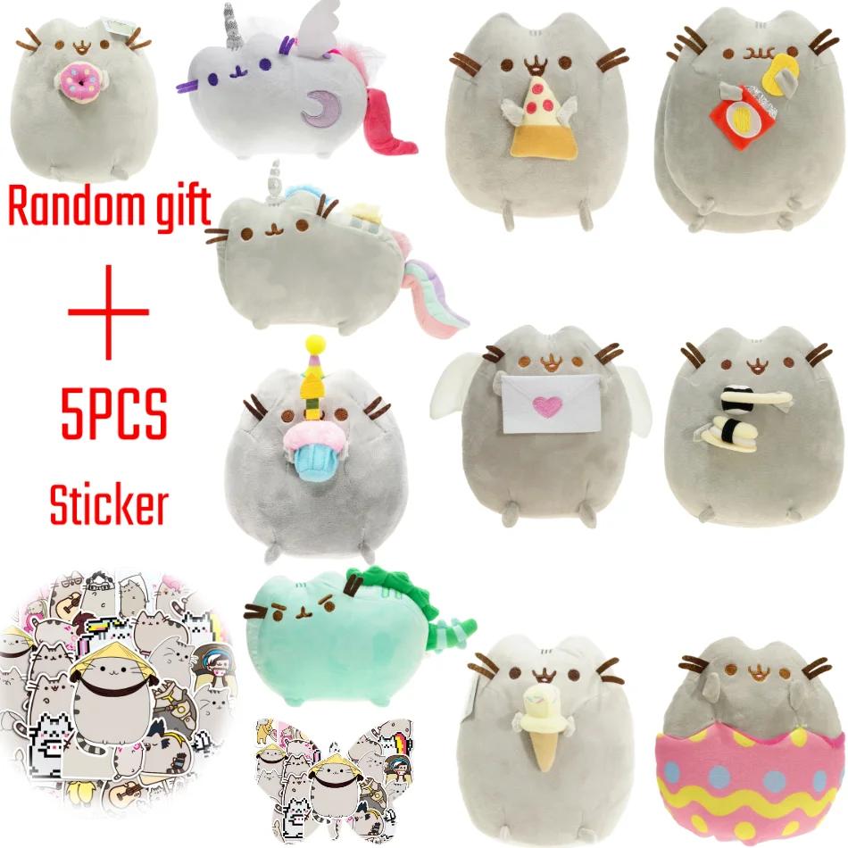 15Cm Anime Pizza Cat Plush Toy Potato Chip Cat Sushi Kawaii Cartoon Angel Cat Ice Cream Fill Animal Toy Children's Birthday