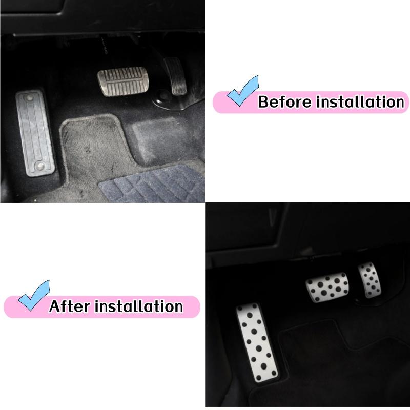 For Subaru Legacy VI 2015 - 2021 Outback BS 2014 - 2021 Pedals Pedal Cover Gas Brake Foot Rest Pedal Pad Interior Accessories