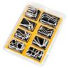 8PCS Set Metal Wire Puzzle Brain Teaser IQ Test Disentanglemen Iron Link Unlock Interlock Game Adults Kids Educational Toys