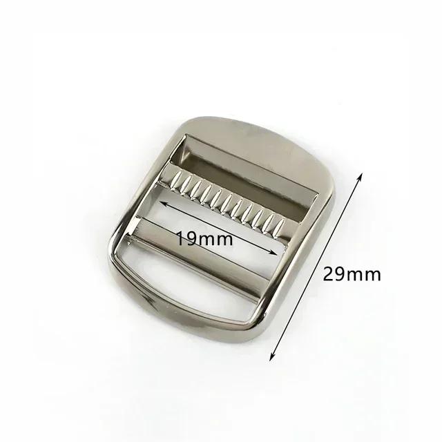 2/4/10Pcs Meetee 19/25/32/38mm Metal Adjustable Buckle Bag Straps Tri-Glide Clasp Webbing Connect Slider Buckles DIY Accessories