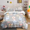 Ballerina and Flowers Pattern Bedding Duvet Cover Set  (1*Duvet Cover 2*Pillowcases, Without Duvet Insert)