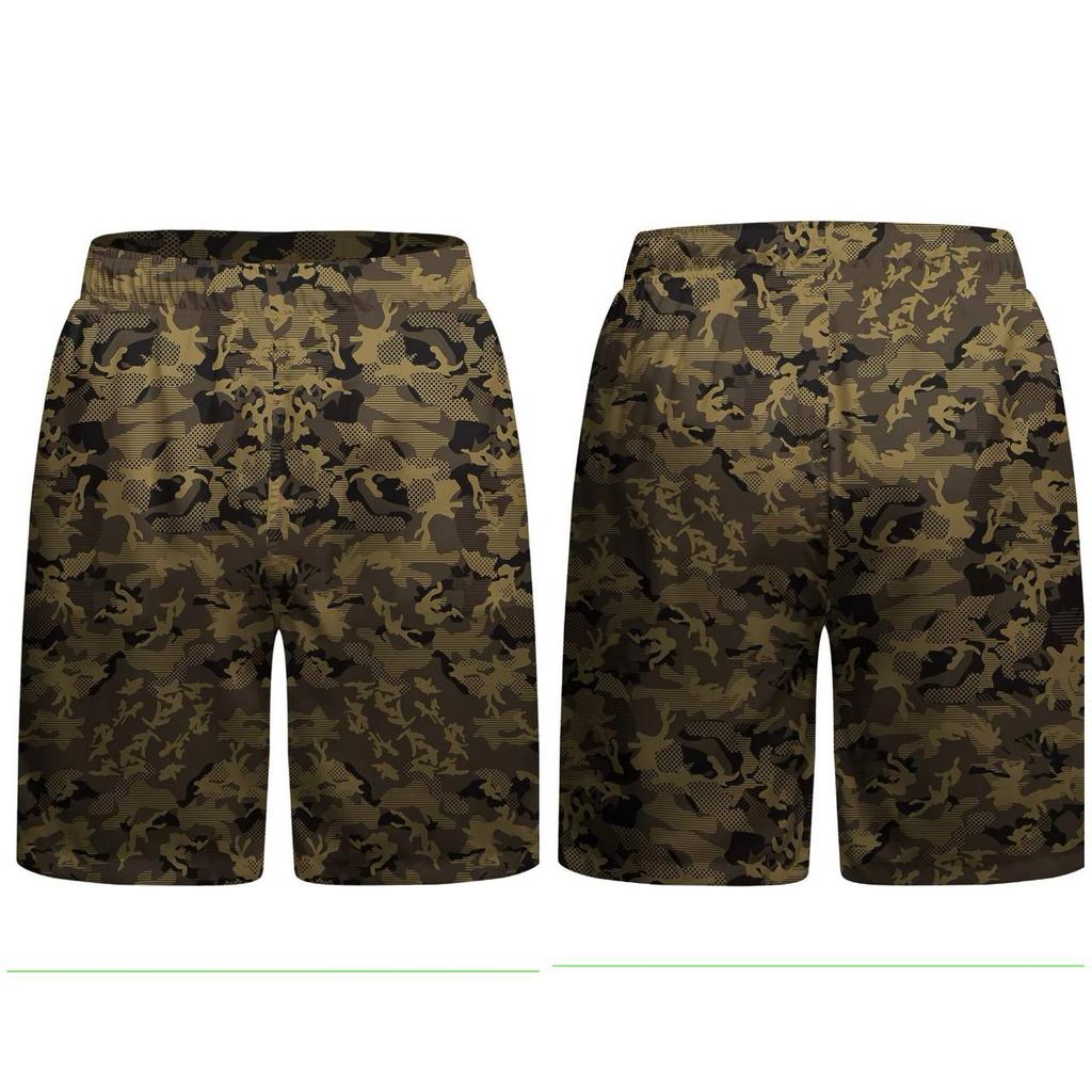 Camouflage MMA Muay Thai Kickboxing Boxing Shorts Sports Unisex Men Women Fitness Workout Quick Dry Print Elastic Waist Gym Fitness Training