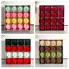 Creative 6cm Christmas Ball Set Xmas Baubles Flocking Xmas Tree Hanging Christmas Decorations Gift Ball Xmas Ornament Ball