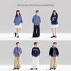 Mucmukn Unisex Vintage Plaid Cotton Blend Shirt
