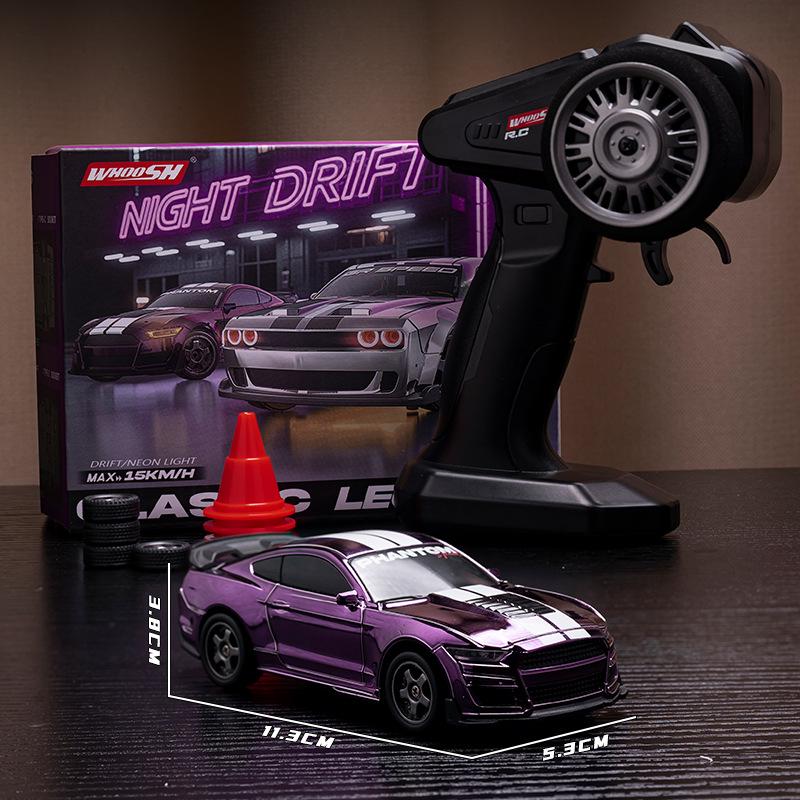 

South Wind 1/43 Mustang Dodge RC Drift Car - High-Speed Remote Control with Full Scale Gyroscope