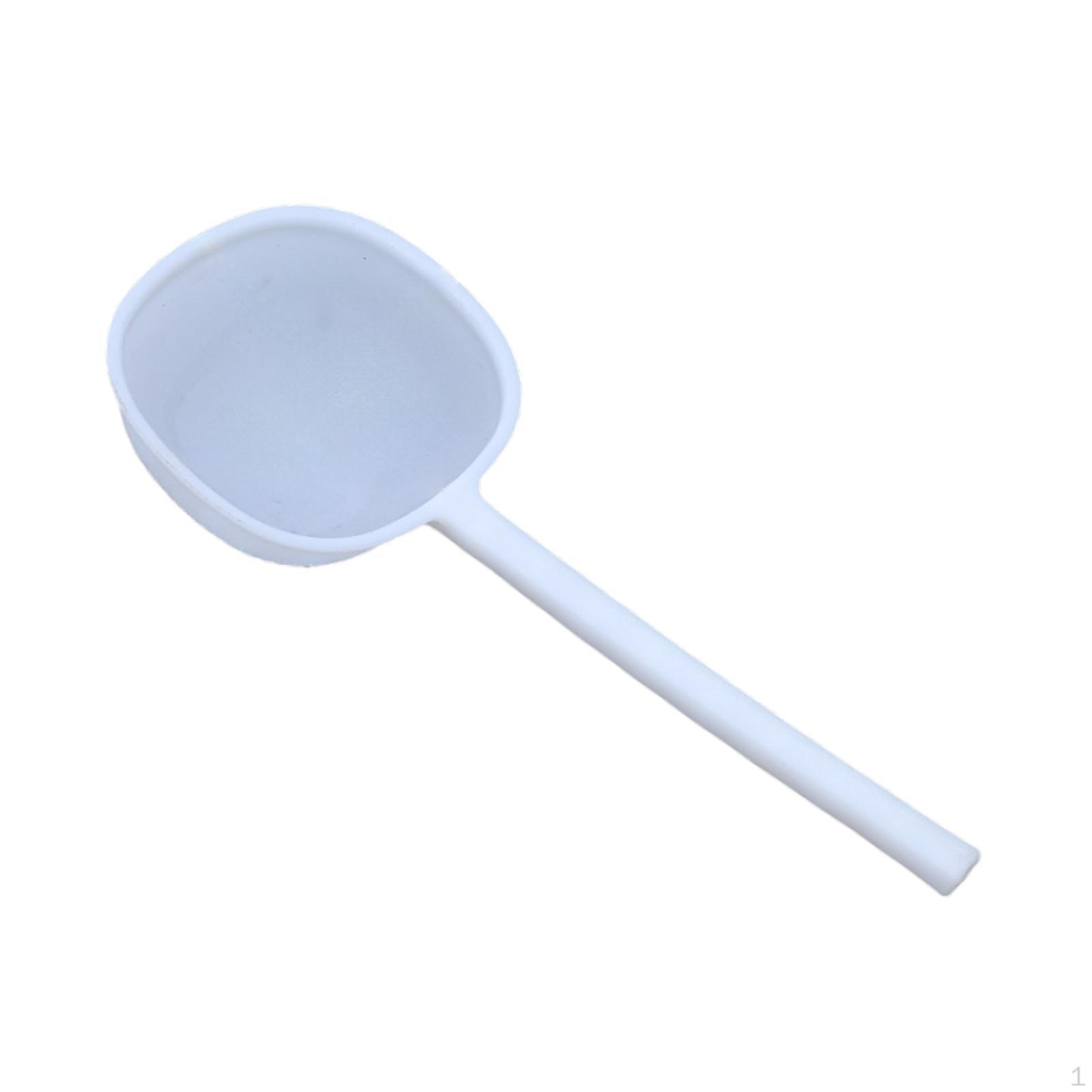 

Water Dipper Long Handle Container Bath Camping Versatile Practical Comfortable, Home, білий