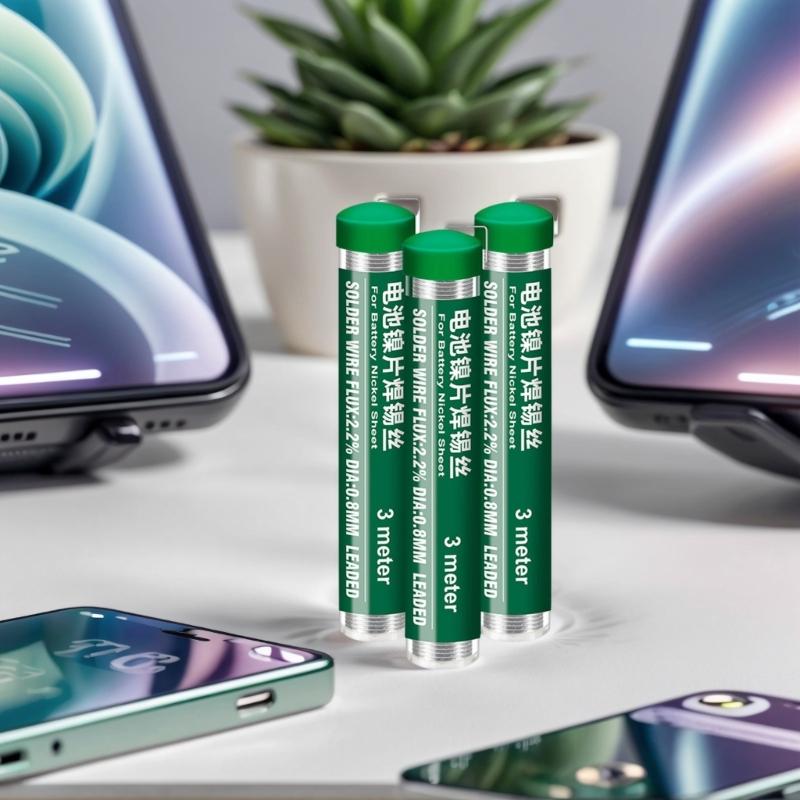 3Pcs Soldering Wire for Battery Metal Board Welding Super Solder Paste Line Seal Roll Electronics Project