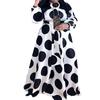 Neues Damenkleid Afrikanisches Damenkleid Bedruckt Größe Gepunktet Große Größe Kleid 820870