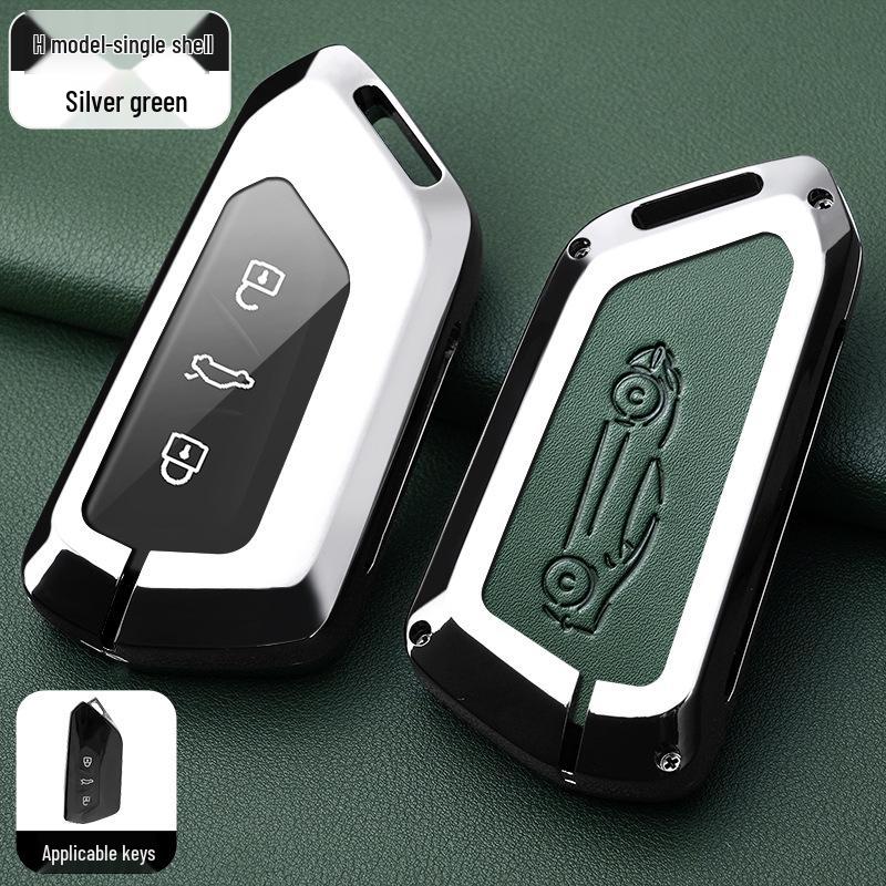 Metal Key Shell for Volkswagen Models: New Sagitar, Lavida Plus, Tayron, Tuon, Tiguan L, Bora, Magotan