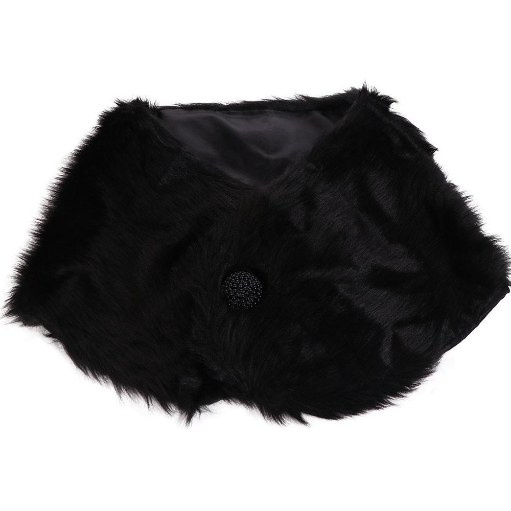 Faux Fur Wedding Faux Fur Shawl Bride Shoulder Fake Collar Rabbit Fur Scarves Plush Shawl Wedding