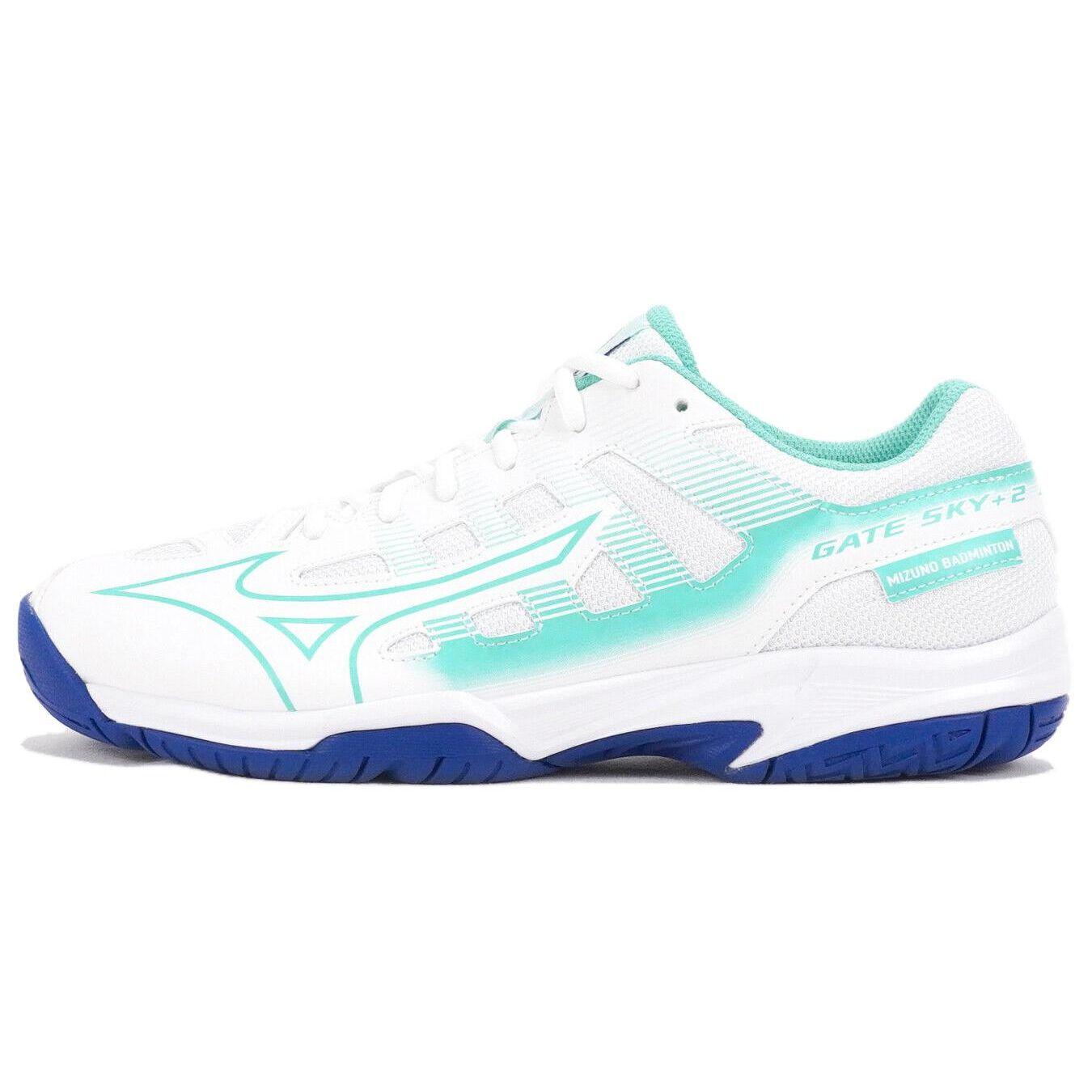 Mizuno Gate Sky Plus 2 Unisex Low Top White-Blue Badminton Shoes Slip-resistant & Wear-resistant 71GA224025 41
