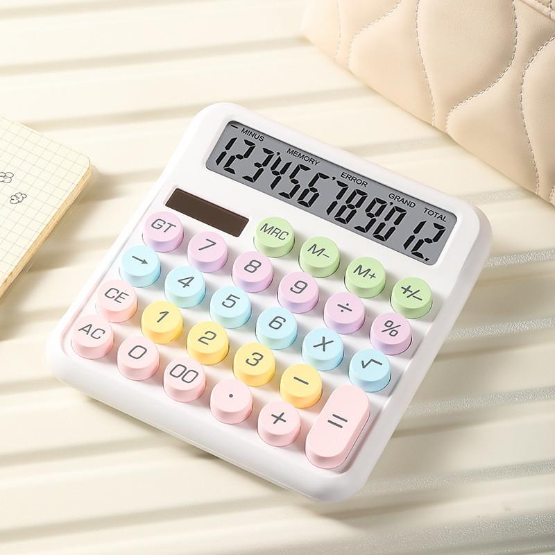 Power Dual Solar Scientific Calculator Large Buttons Accounting Math Teaching