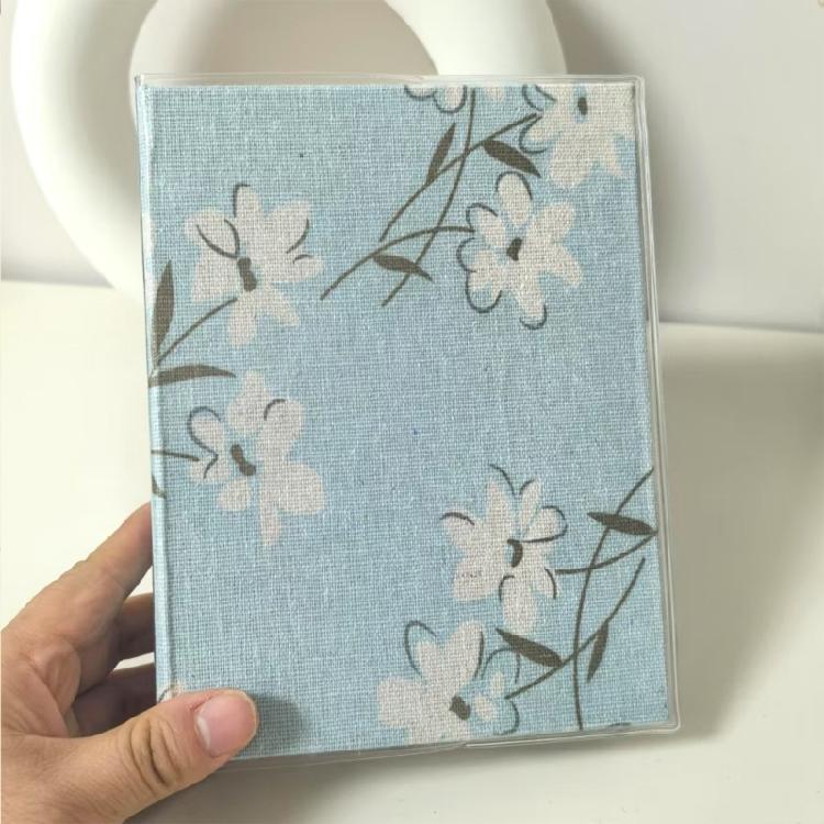 Stylish Fabric 6Inch Photo Album Capacity for 100 Photos Simple To Use 6inch Picture Album Storage Postcards Book