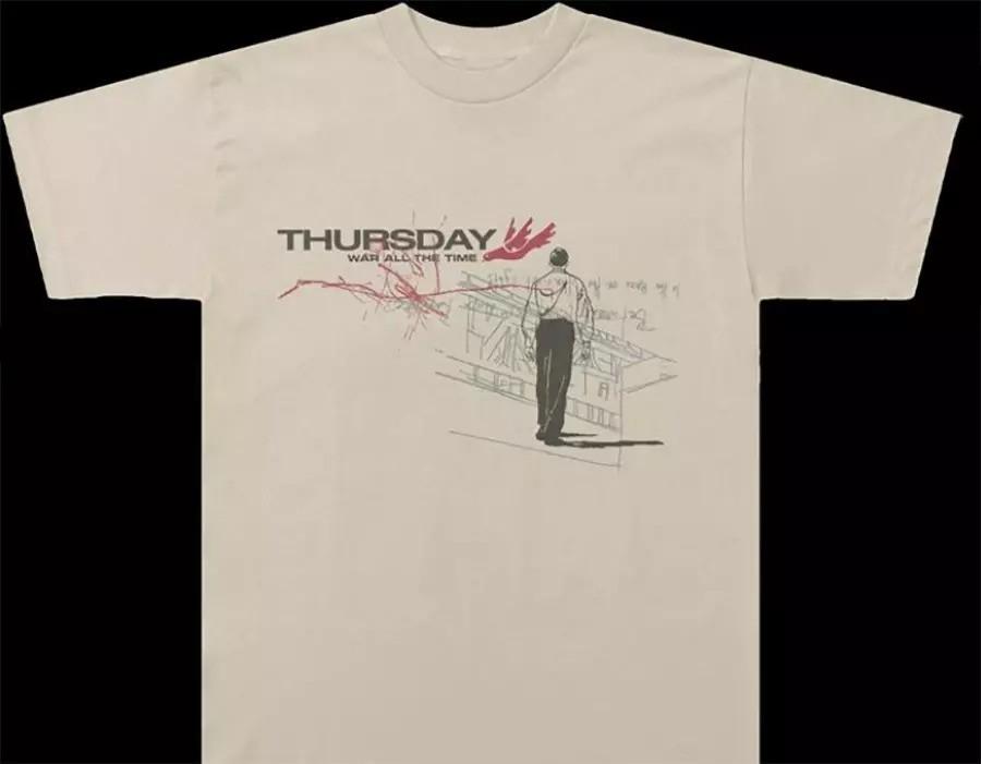 Thursday Band Gift For Fans T-Shirt Cotton All Size RD13 S разноцветный