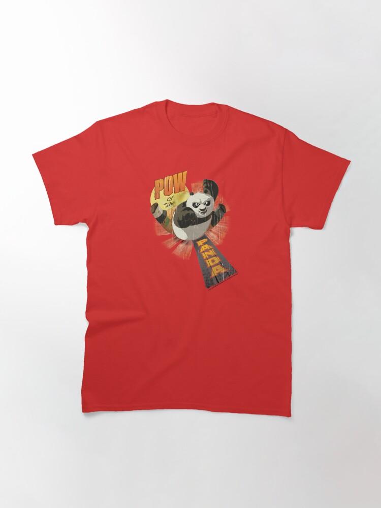 Kung Fu Panda Kung Fu Panda Pow Of The Panda Action Pose Portrait Classic T-Shirt