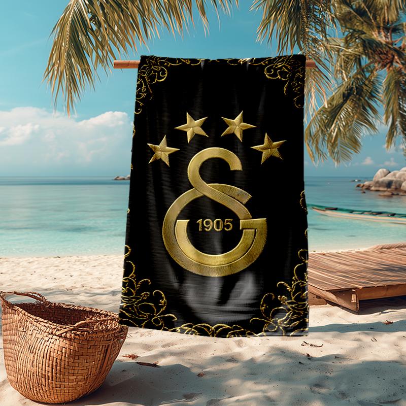 Galatasaray Fashion Beach Towel: Ideal for Summer Adventures Soft, Absorbent and Quick Drying Suitable for Swimming and Bathing