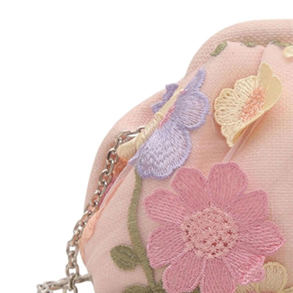 Women's Floral Clutch Elegant Lightweight Crossbody Purse for Engagement Banquet