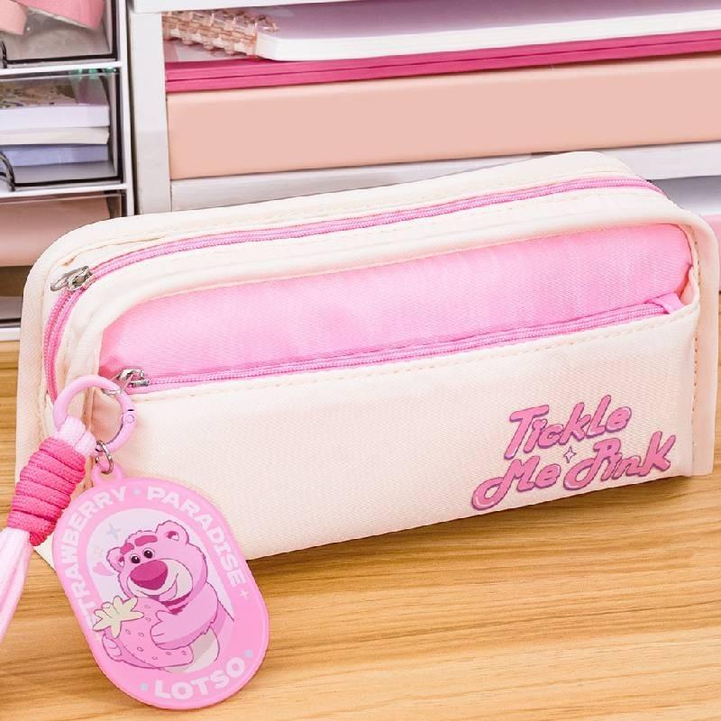 New Disney Large Capacity Cute And Stylish Student Pencil Case Perfect For Kids Stationery Bag