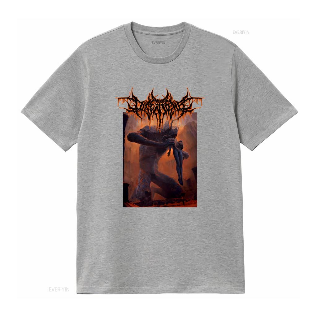 DISENTOMB The Decaying Light T Shirt Dark Fantasy Monster Art Print for Men Vintage Washed Stylish Top For Everyday Wear