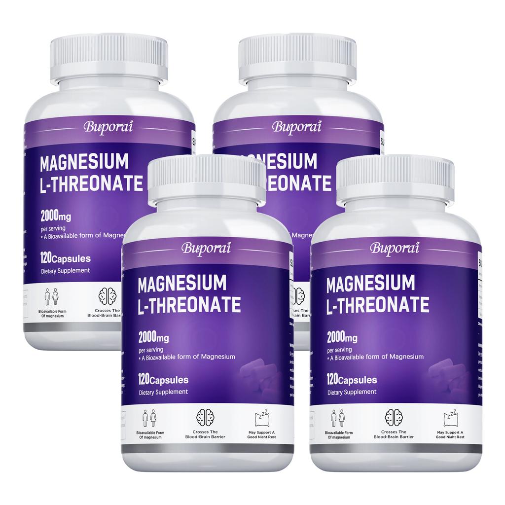 Buporui High-Absorption Magnesium Dietary Supplement, L-Threonine Magnesium, Supporting Daily Well-being and Cognitive Nutrition