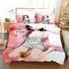 Impression 3D Anime Rent-A-Girlfriend Chizuru Ensemble de literie Chambre à coucher Couvre-lit doux moderne Housse de couette confortable Taie d'oreiller