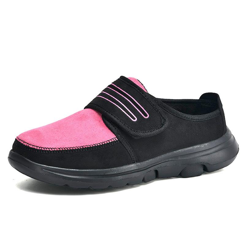 Autumn and Winter New Walking Shoes Men's Lightweight Soft-soled Non-slip Bag and Cotton Slippers Female Mother Warm Home Casual Shoes Tide