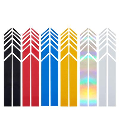 6 Pairs Rearview Mirror Car Sticker Reflective Stripe Car Mirror Decal Decoration DIY