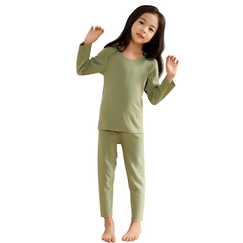 LCsanyp Kids  German Velvet Thermal Underwear Set 140