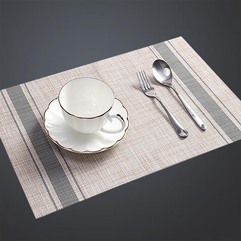 Yijuke PVC Heat-Resistant Placemat 2-Pack