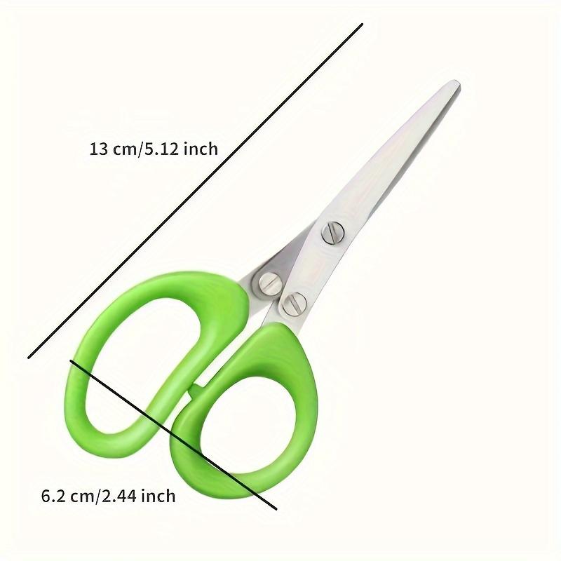 Stainless Steel Kitchen Scissors - Versatile Onion and Vanilla Chopper for BBQ and Indoor Use, Food-Safe Stainless Steel Blades, Ergonomic Handles