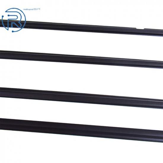 For Toyota Corolla 2009-2012 4Pcs Weatherstrip Window Moulding Trim Seal Belt