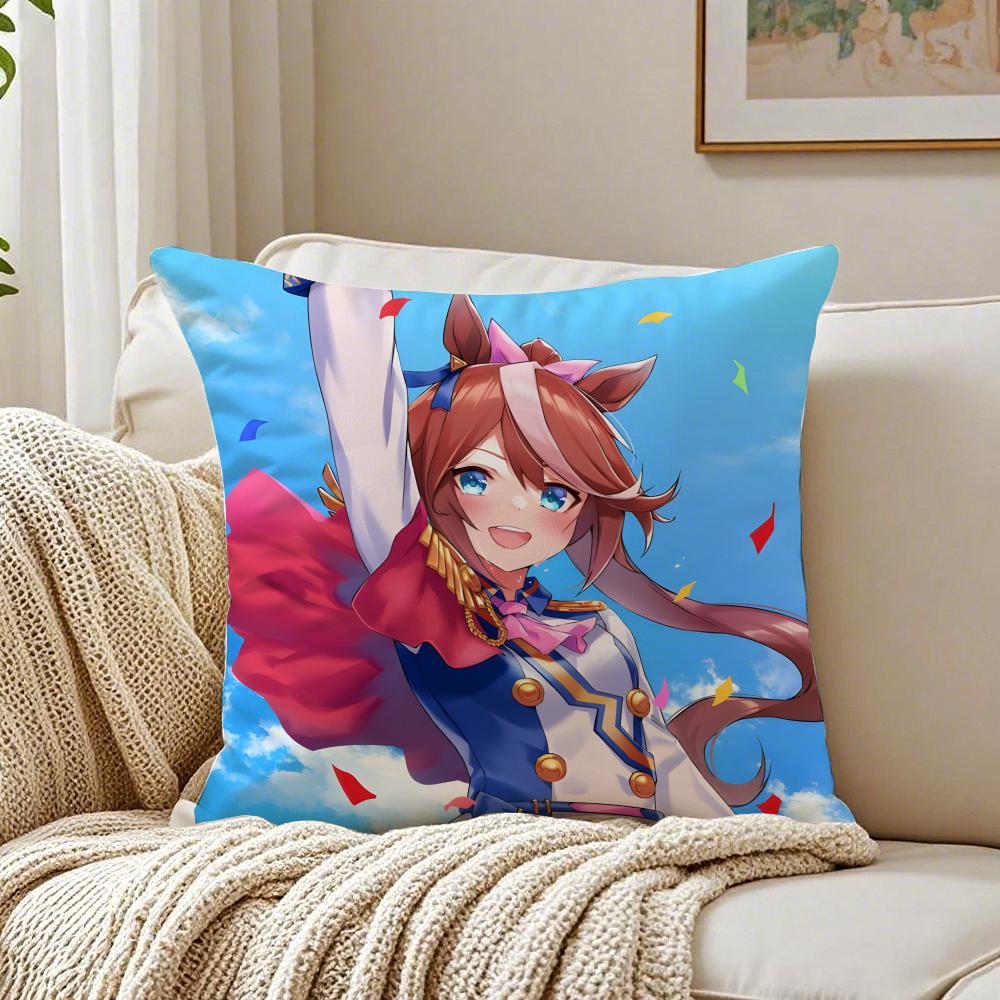 Game IdolRacing PPretty DDerby Cushion Cover Pillowcase Antidustmite living Room Sofa Decor Cushion Room