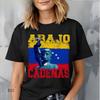 Abajo Cadenas Hasta El Final Shirt Venezuela Libre MCM Edmundo Presidente Camiseta Unisexo Tengo Fe Unisex Tops Tee Shirt Short