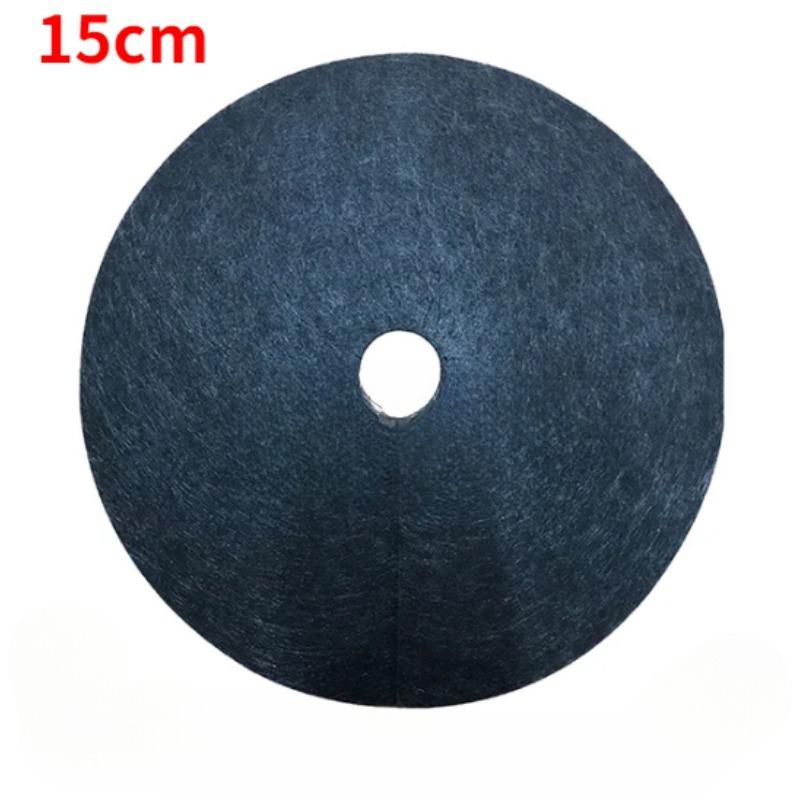 

Тканые мульчирующие кольца для деревьев, коврики для сорняков, барьерная ландшафтная ткань, многоразовые для садового контроля, защитный чехол для корней 15cm-8pcs