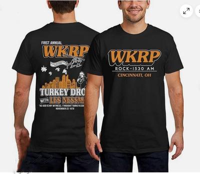 First Annual WKRP Thanksgiving Day Turkey Drop Tshirt - WKRP Thanksgivings Shirt