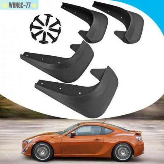 Universal  4Pcs Car Mud Flaps Splash Guards Front Rear Fender Auto Accessories