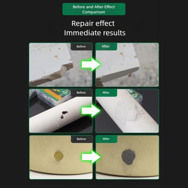 Multiple Purpose Repair Clay Strong Adhesive Heat Cold Resistant Quick Fixing Solution for Metal Ceramic Wood Glass Plastic