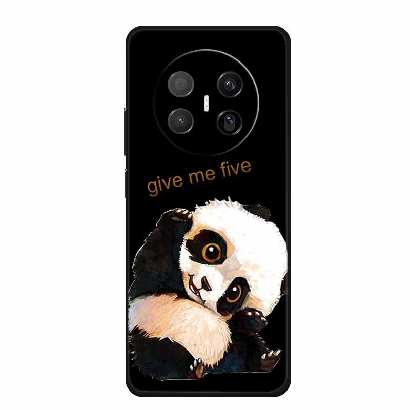 Black Silicone Case For Huawei Mate 70 Air 2025 Case Cartoon Cat Soft Back Cover For Huawei Mate 70 Air Phone Case Funda Coque