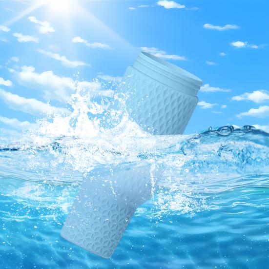 Silicone Cup Liner for 40 Oz Thermal Cups Reusable Thermal Insulation Durable Food-Grade Drinkware Accessory for Parties Outdoors