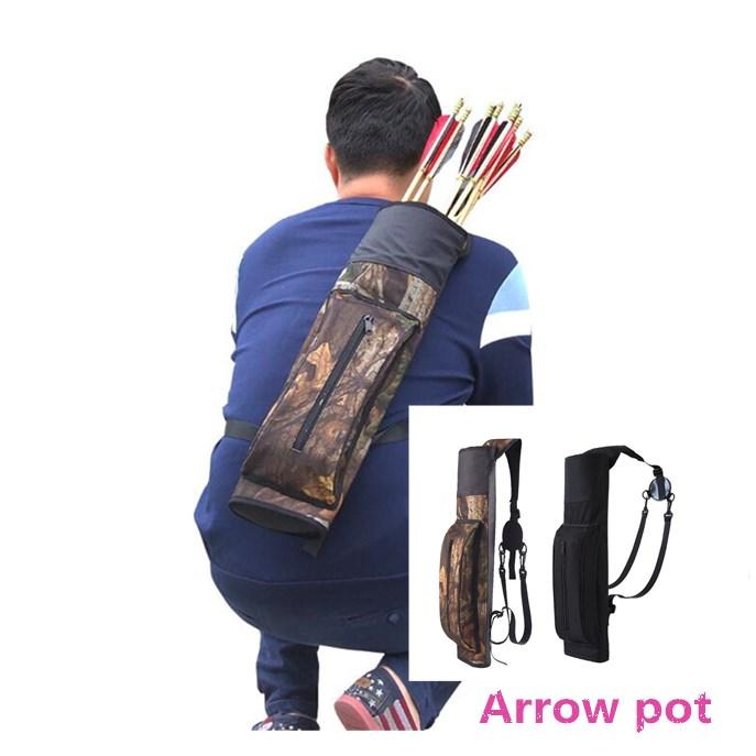 Large Capacity Outdoor Hunting Back Arrow Quiver Archery Bow Arrow Holder Belt Bag